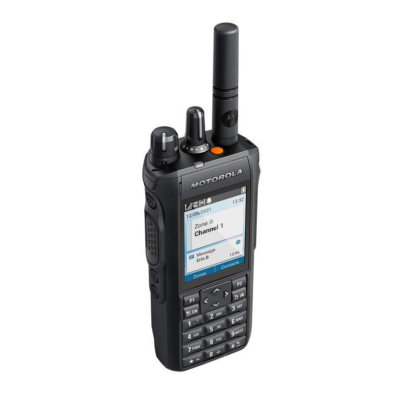 Radiotelefon MOTOROLA MOTOTRBO R7, BT, WiFi z wyświetlaczem, ładowarką i akumulatorem